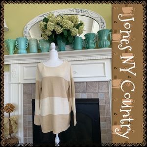 NWT Jones New York Country sweater, size XL